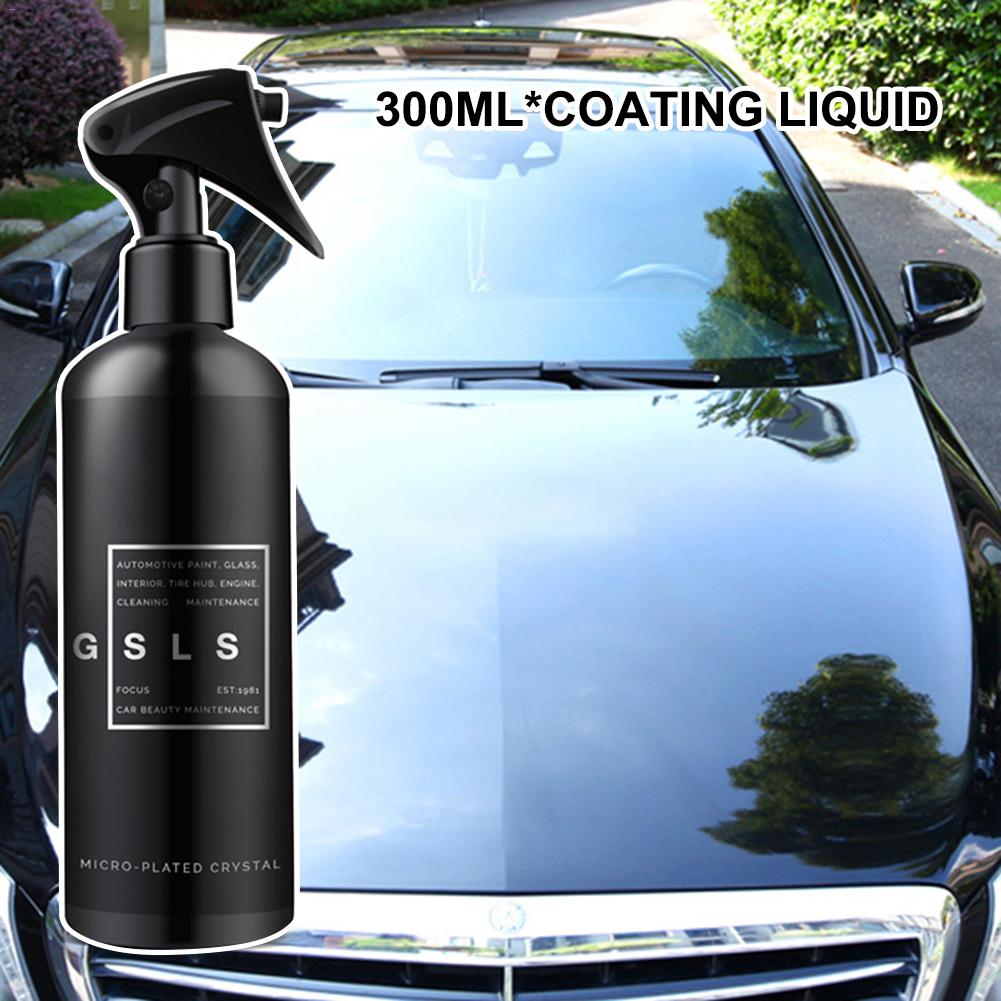 300ML Full Car Nano Coating Liquid Coating Spray Hydrophobic Wax Car Paint Care Coating Liquid Crystal Protective Film Dropship
