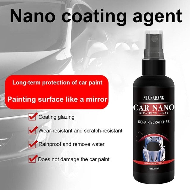 300ML Full Car Nano Coating Liquid Coating Spray Hydrophobic Wax Car Paint Care Coating Liquid Crystal Protective Film Dropship