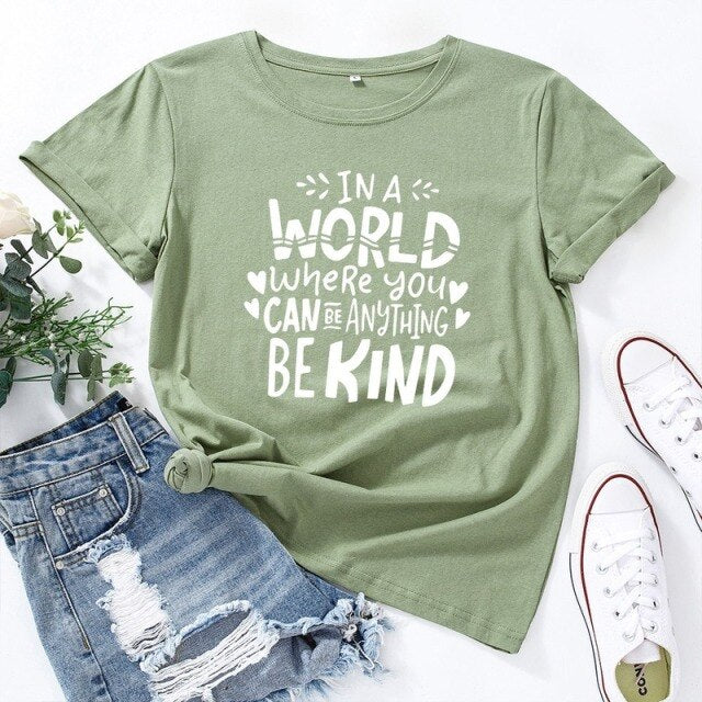 Summer Women T Shirt Cotton 5XL Plus Size Letters Print Short Sleeve O Neck Graphic Tees Tops Casual Tshirt Feminina