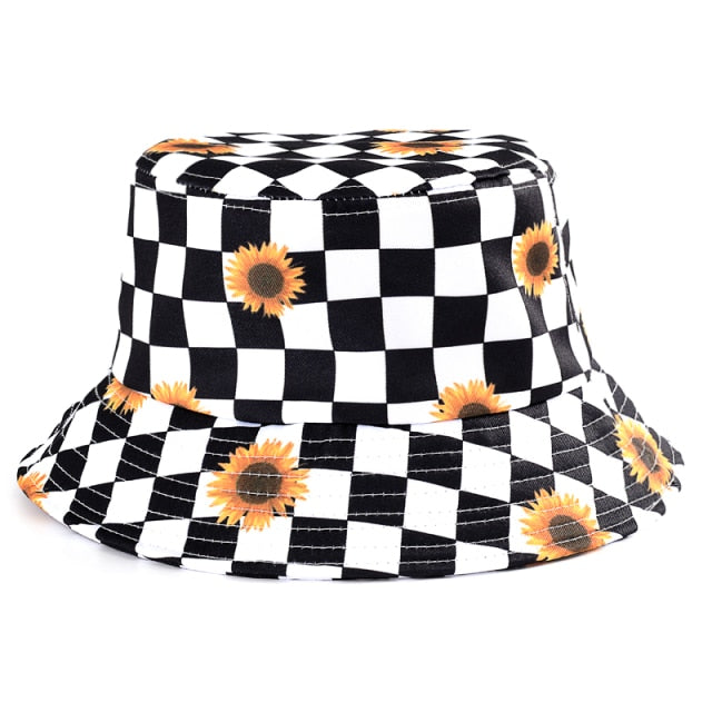 2021 Summer Cartoons Graffiti Bucket Hat For Women Men Outdoor Foldable Bob Fisherman Hat Girls Boys Gorros Panama eSun Hat