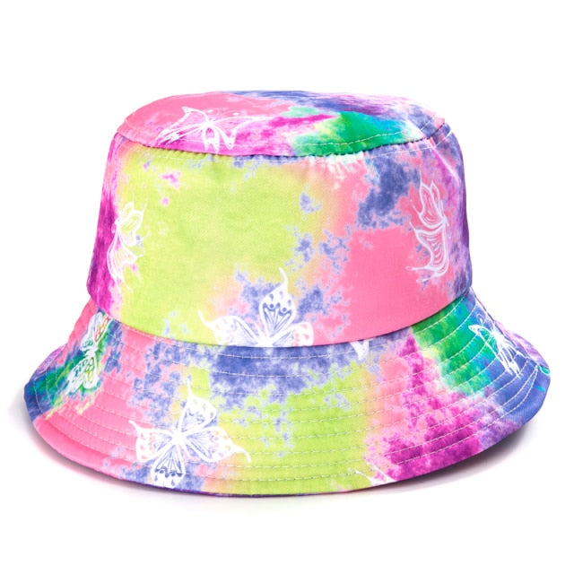 2021 Summer Cartoons Graffiti Bucket Hat For Women Men Outdoor Foldable Bob Fisherman Hat Girls Boys Gorros Panama eSun Hat