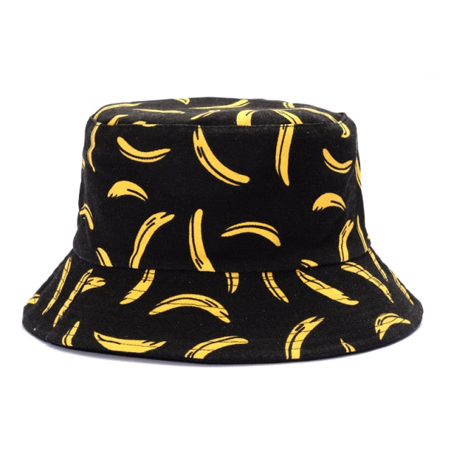 2021 Summer Cartoons Graffiti Bucket Hat For Women Men Outdoor Foldable Bob Fisherman Hat Girls Boys Gorros Panama eSun Hat