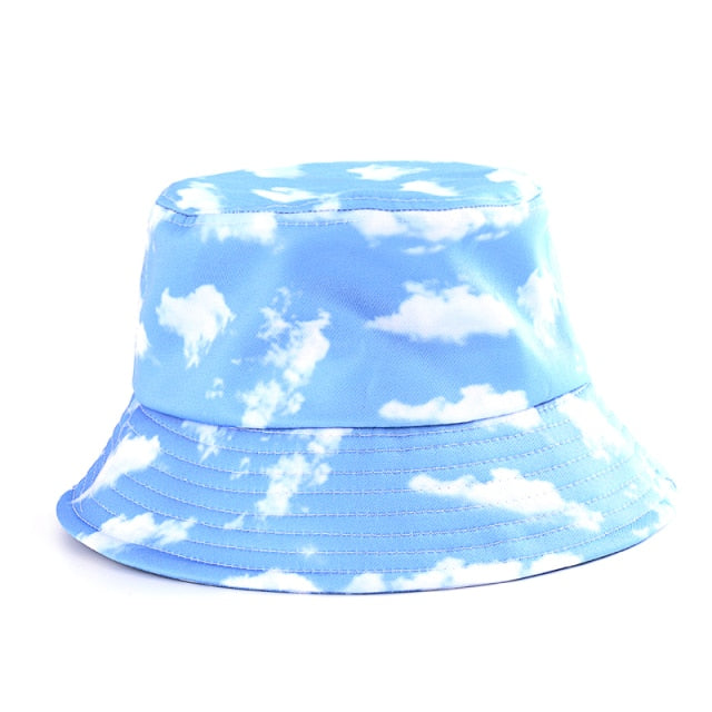 2021 Summer Cartoons Graffiti Bucket Hat For Women Men Outdoor Foldable Bob Fisherman Hat Girls Boys Gorros Panama eSun Hat