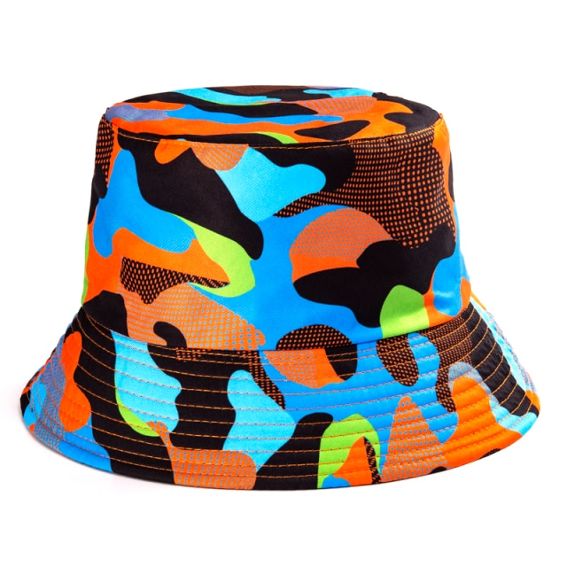 2021 Summer Cartoons Graffiti Bucket Hat For Women Men Outdoor Foldable Bob Fisherman Hat Girls Boys Gorros Panama eSun Hat