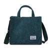 Luxury Designer Handbag Corduroy Ladies Bag 2021 New Trend Single Shoulder Bag Solid Color Buckle Messenger Bag Small Square Bag